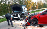 Verkehrsunfall B500 Furtwangen Richtung Neueck