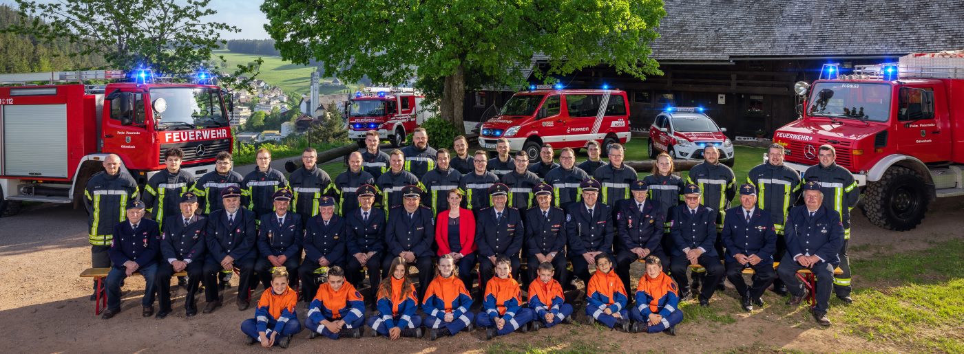 Freiwillige Feuerwehr G�tenbach Mannschaft gesamt