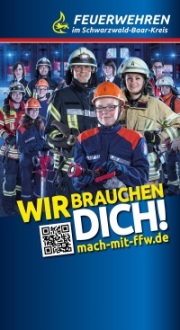 Wir brauchen Dich Feuerwehr Mitglieder Werbung